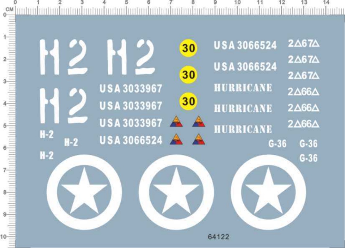 Model Kit Water Decal - Decalcomania effetto acqua per modellino carro