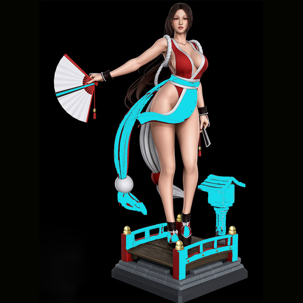 Model Kit Reshiram - Statua in Resina di Ragazza Sexy