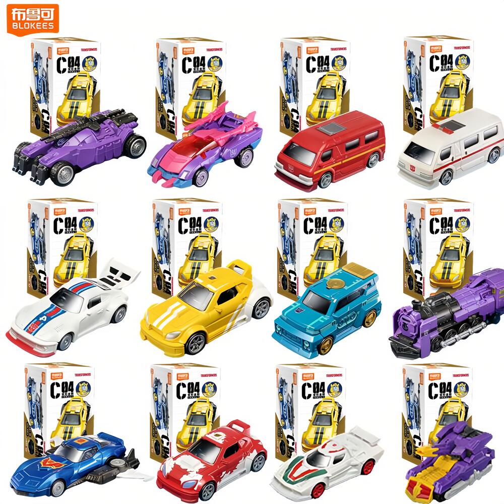 Model Kit Optimus - Blokees Transformers C04-12PCS G1 Bumblebee Soundwave