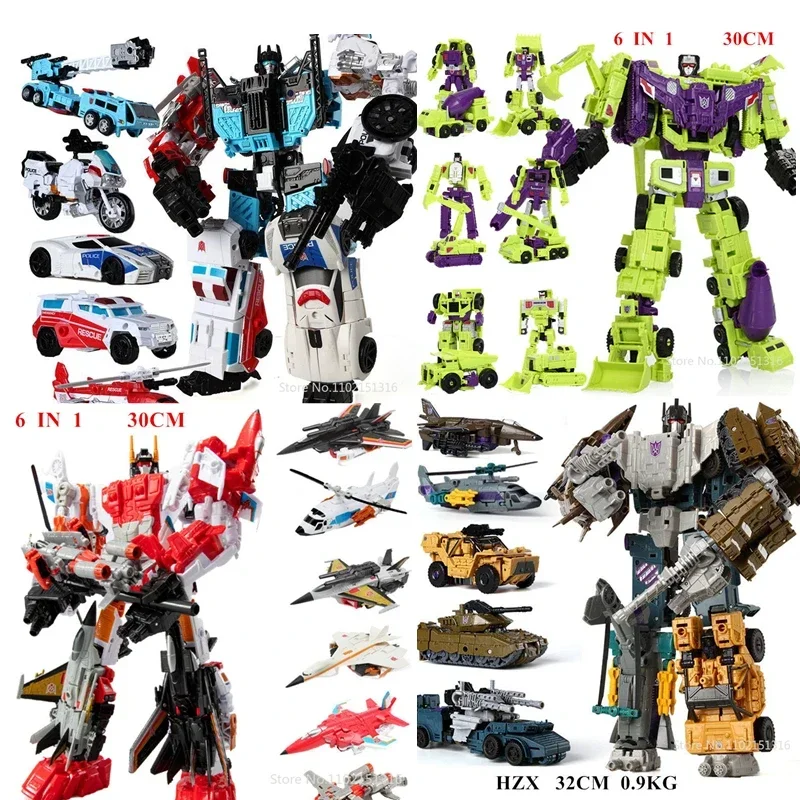 Model Kit Optimus - Trasformazione Robot Giocattoli HZX Defensor Bruticus