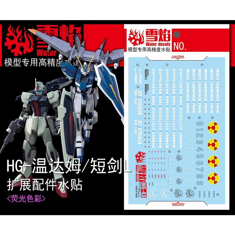 Model Kit Water Decal - Decalcomanie fluorescenti ad alta precisione per