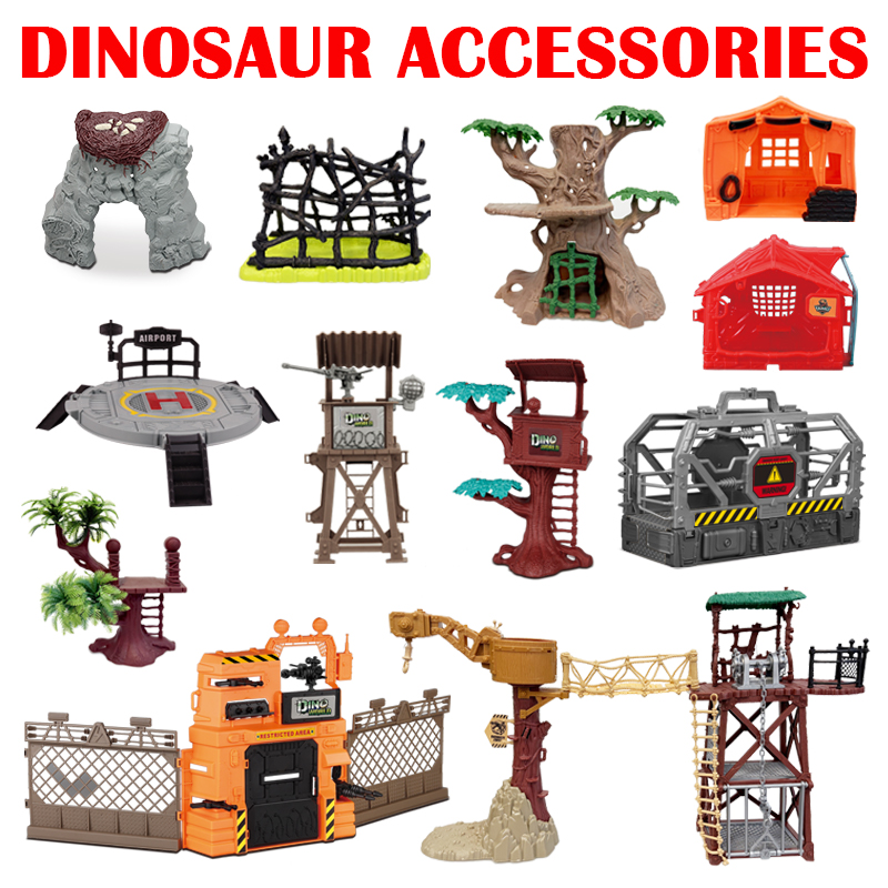 Model Kit Jurassic Park - Giocattoli Decorativi Fai-da-Te Scena Jurassic World