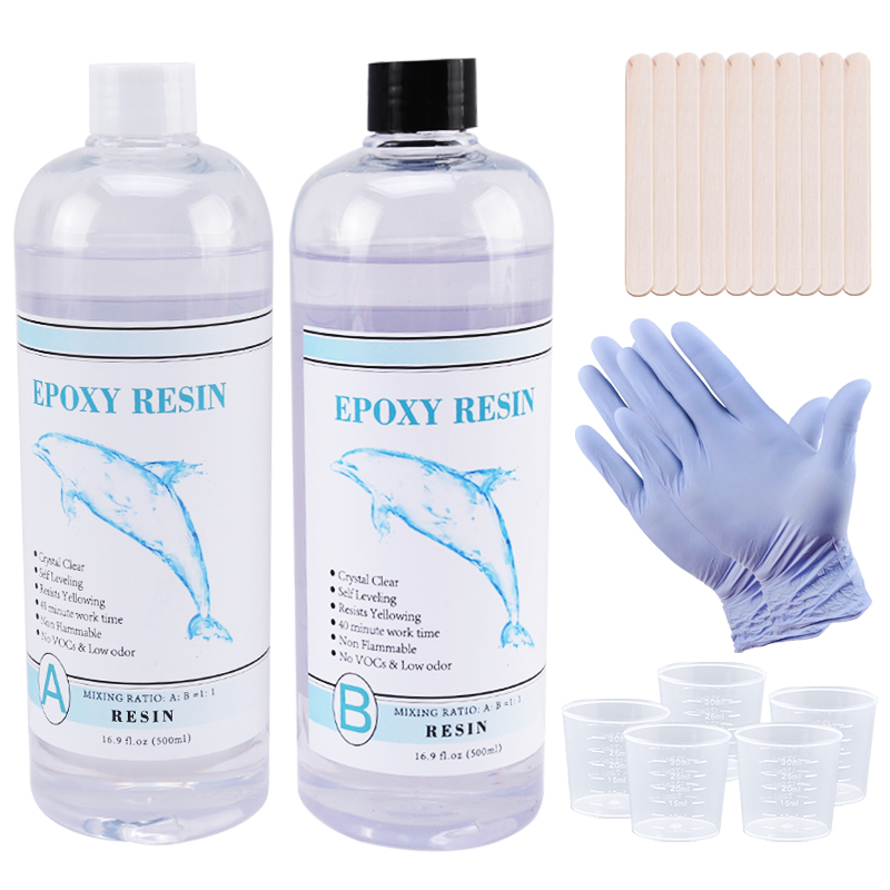 Resin Kit Cast - Resina epossidica trasparente 1:1 Resina artistica