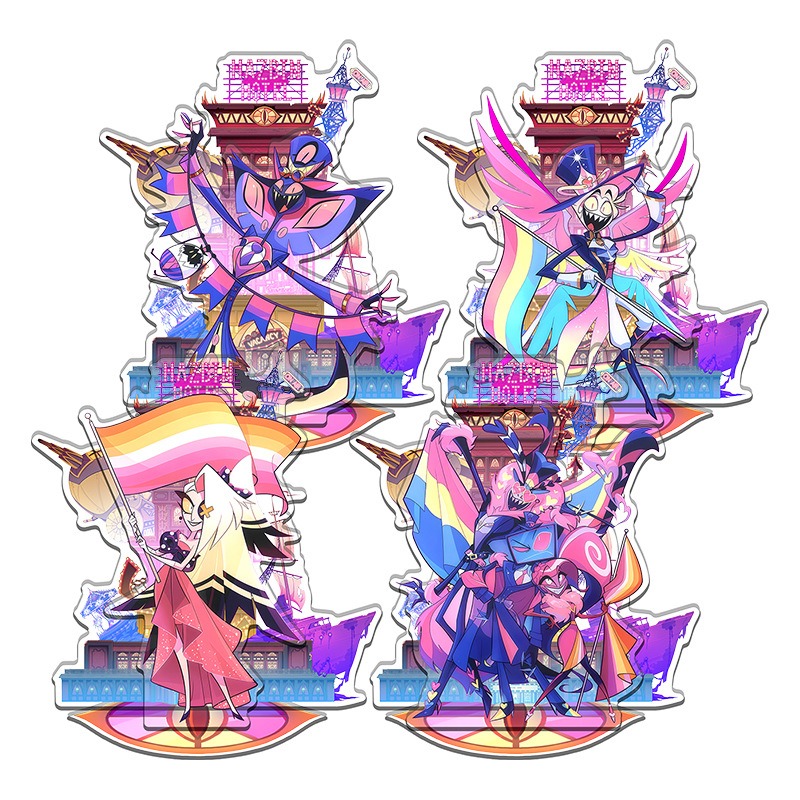 Model Kit Holder - Hazbin Hotel Anime: Statuetta in Acrilico