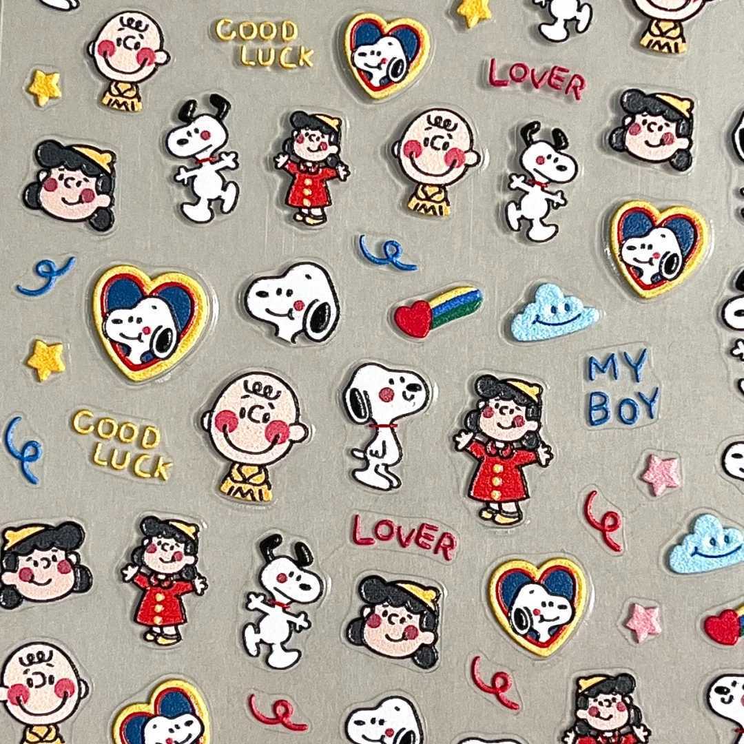 Waterslide Decal Paper - Adesivi 3D in rilievo con Snoopy