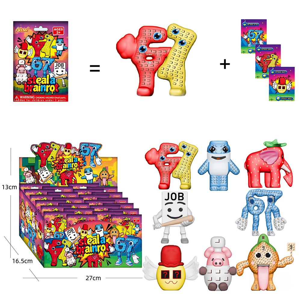 8 Pz/set Ruba Un Brainrot Ciec - Model Kit House recensione e prezzo