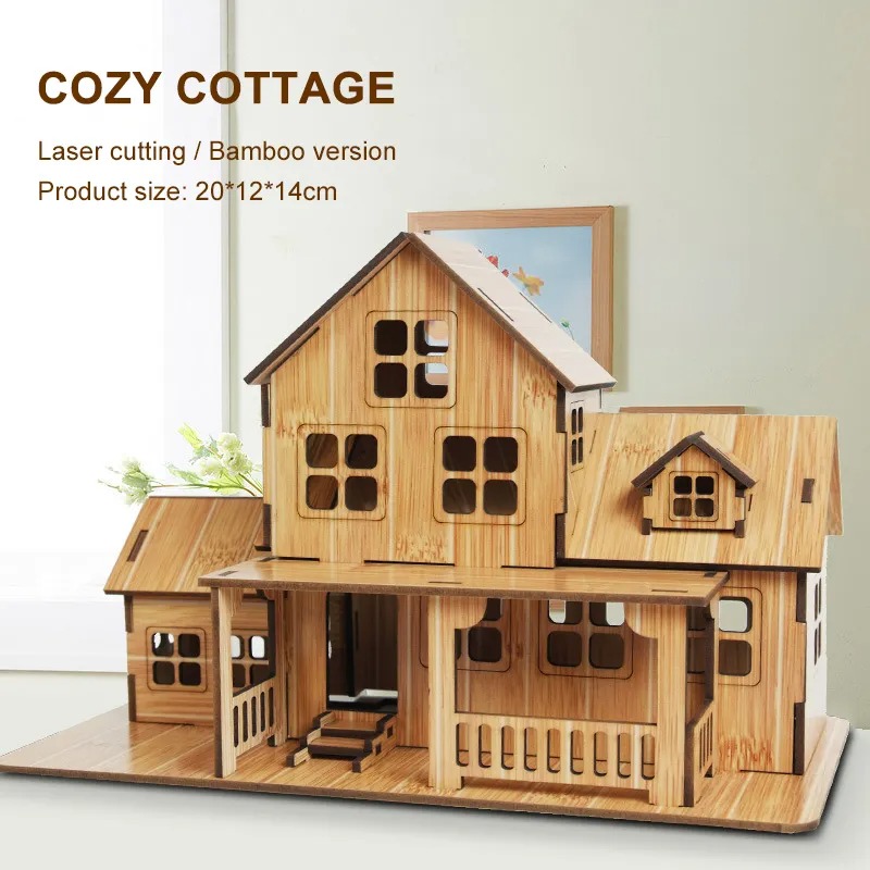 Puzzle 3D in Legno: Kit Fai-da - Model Kit House recensione e prezzo