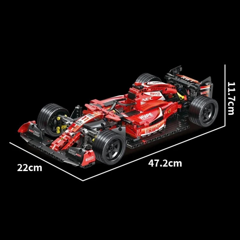 1280Pcs High-Tech Formula Cars - Model Kit F1 recensione e prezzo