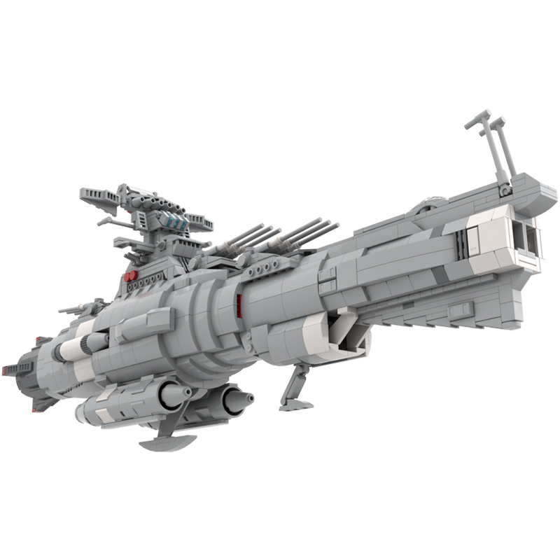 1347 pz MOC Nave da Guerra Spa - Model Kit Yamato Space recensione e prezzo