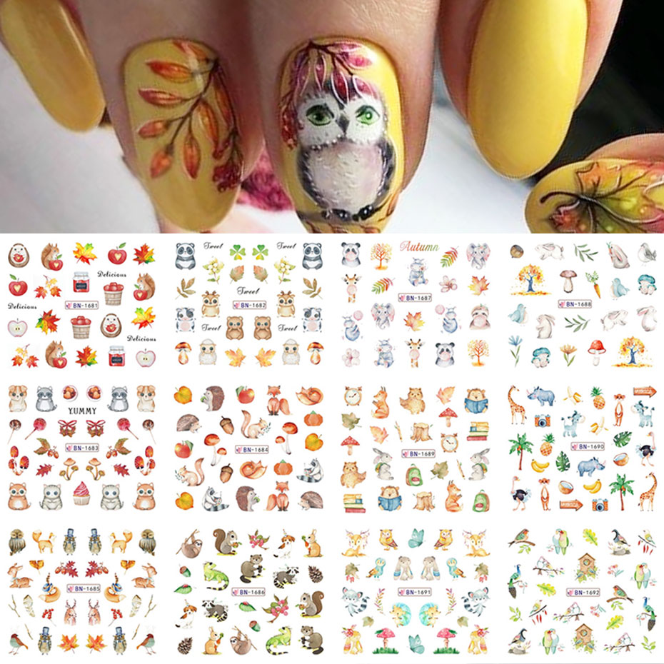 12Design Autunno Animale Nail  - Waterslide Decal Paper recensione e prezzo