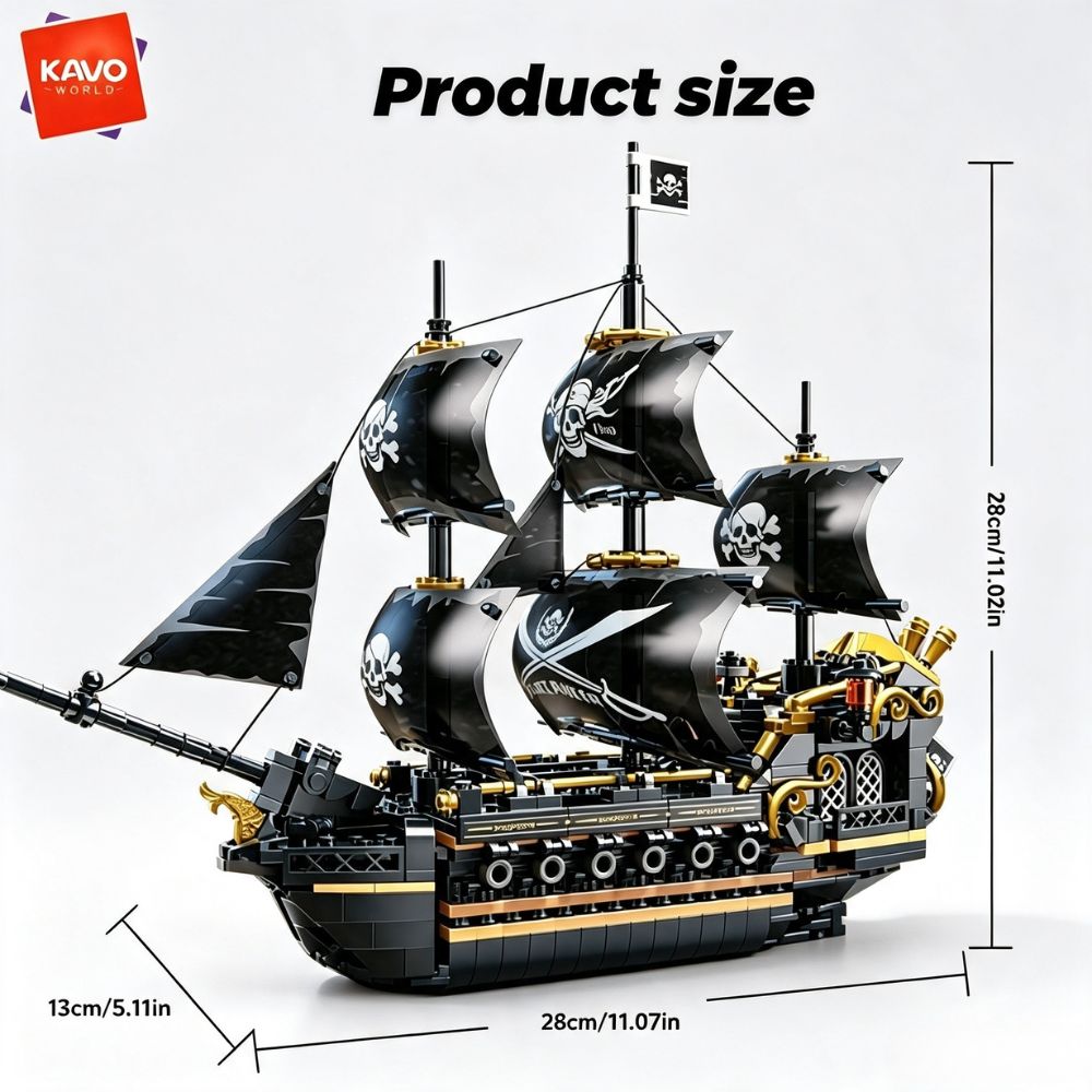 KAVOWORLD 801 Pezzi Nave Pirat - Model Kit Chemistry recensione e prezzo
