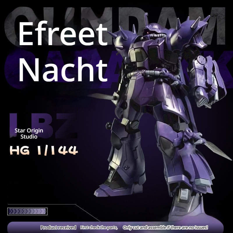 HG 1/144 Efreet Nacht Night Ba - Model Kit Water Decal recensione e prezzo